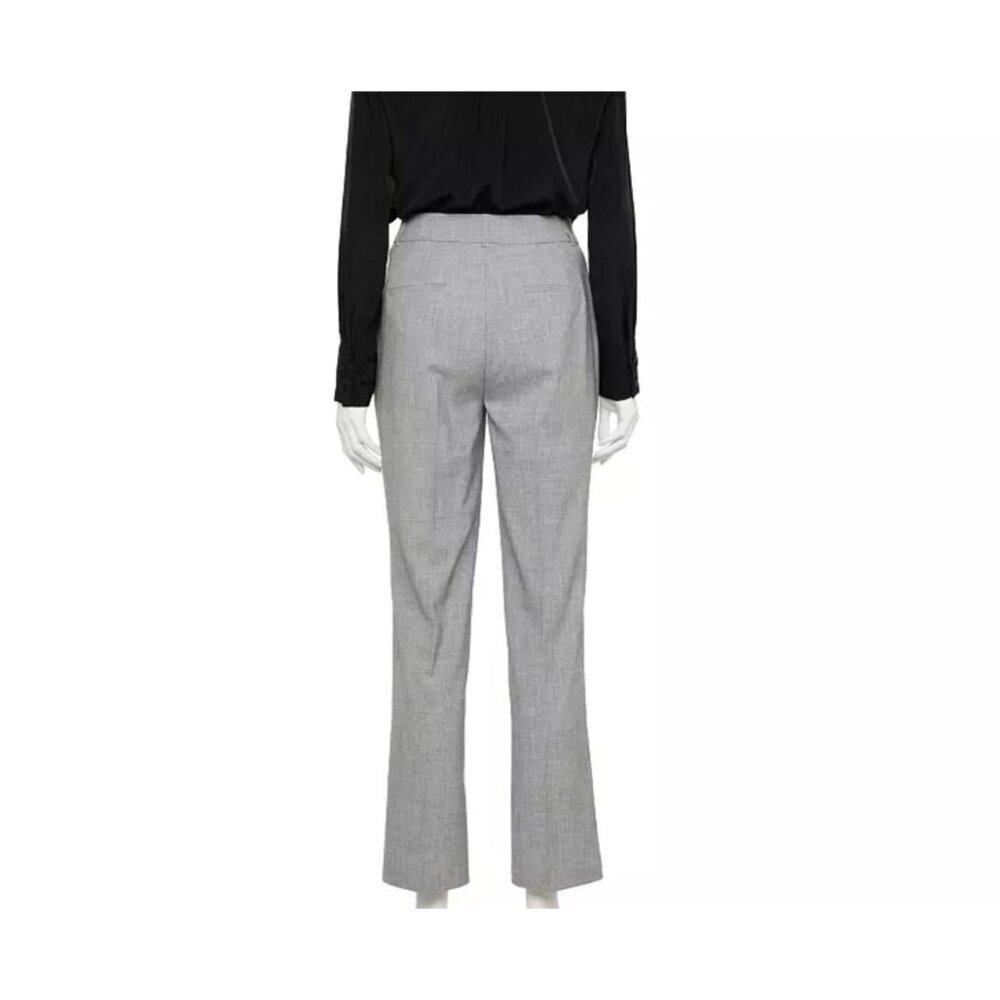 Nine West Dress Pants Size14 Womens Gray Classic Adaptative Barely Bootcut NEW